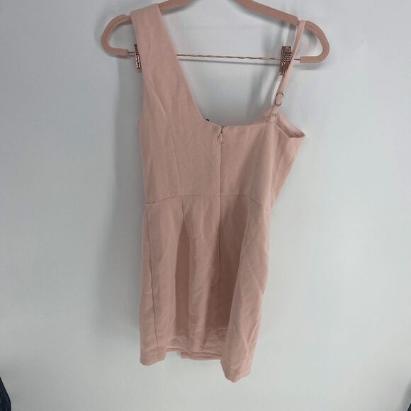 Revolve NBD Adios Womens Powder Pink New Asymmetrical Tank Mini Dress XSmall - Picture 3 of 12